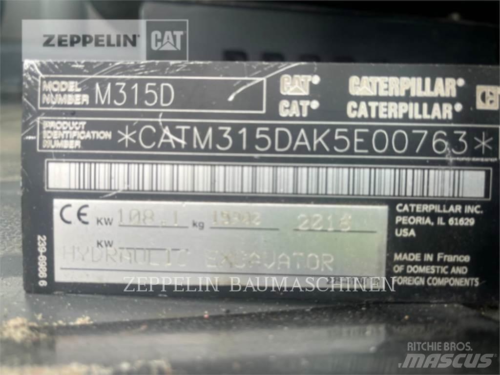 CAT M315D Wielgraafmachines