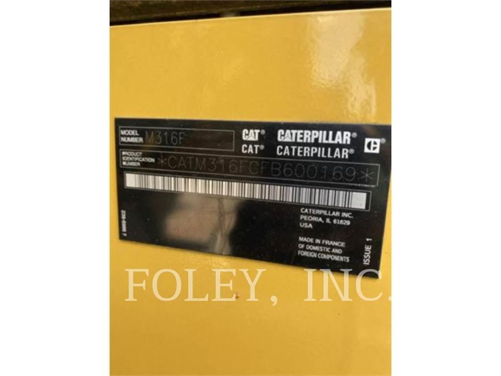 CAT M316F Wielgraafmachines