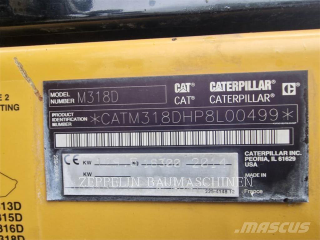 CAT M318D Wielgraafmachines