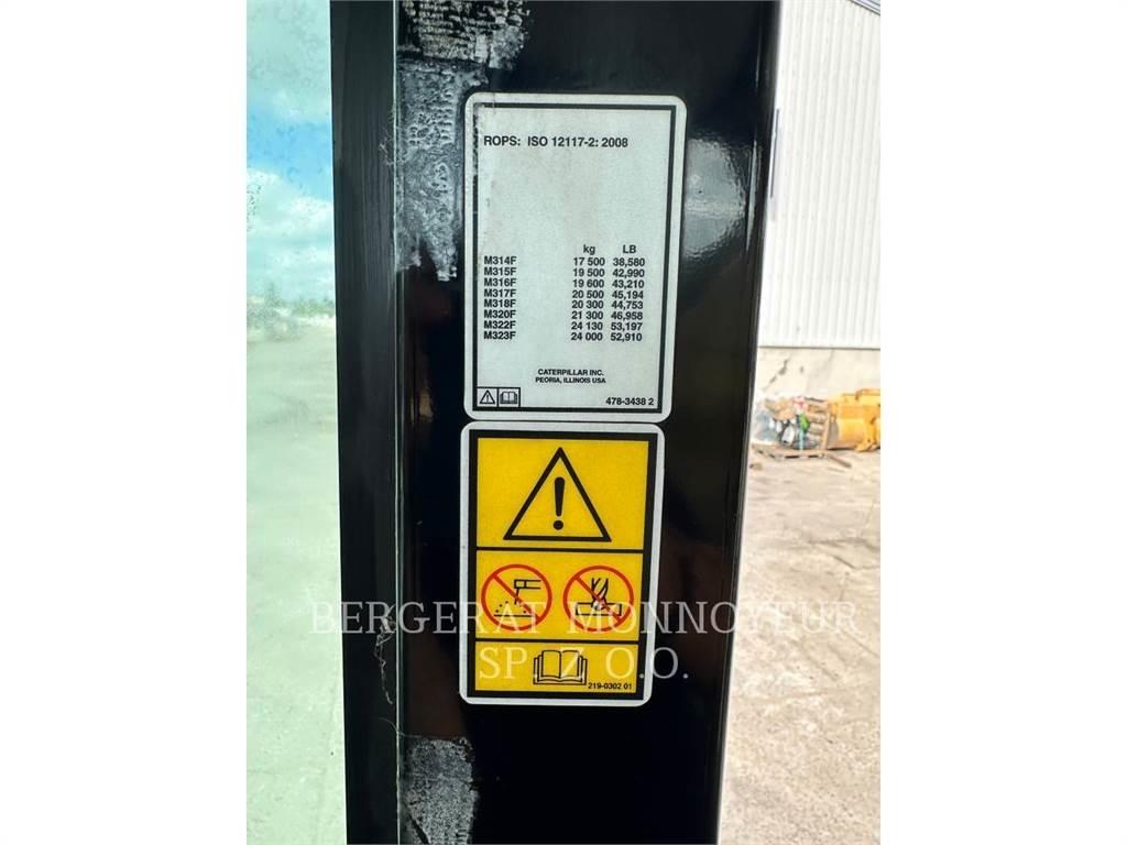 CAT M318F Wielgraafmachines