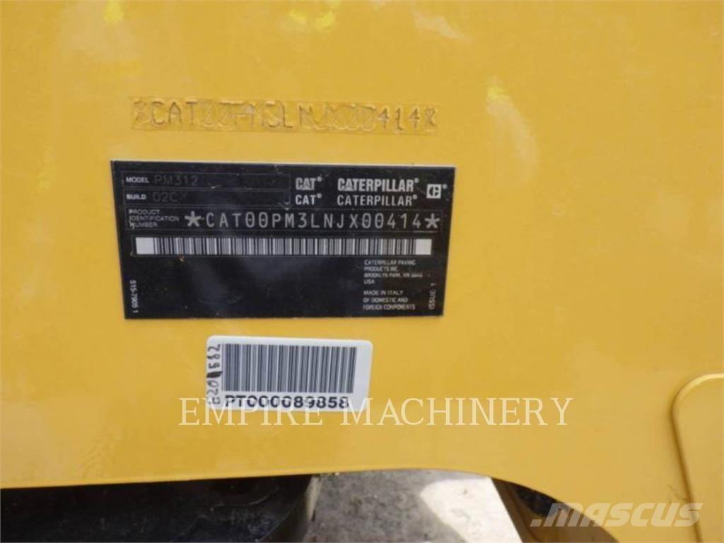 CAT PM312-02 Asfaltafwerkmachines