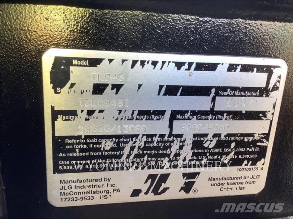 CAT TL943 Verreikers