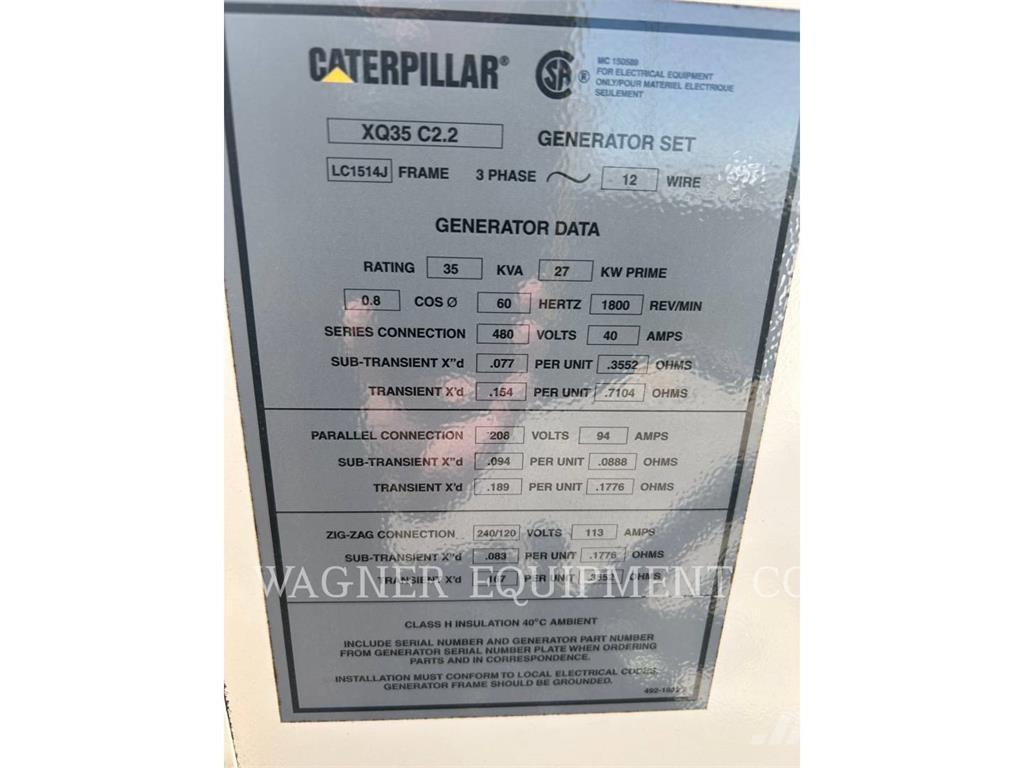 CAT XQ 35 Overige generatoren