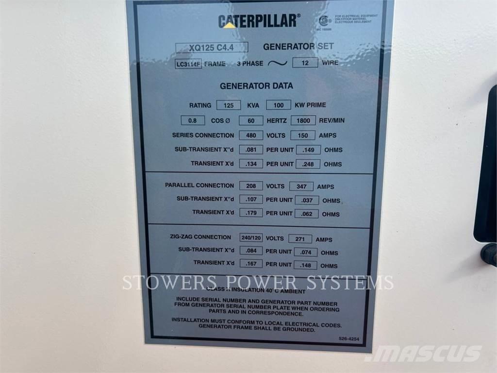 CAT XQ125 Overige generatoren