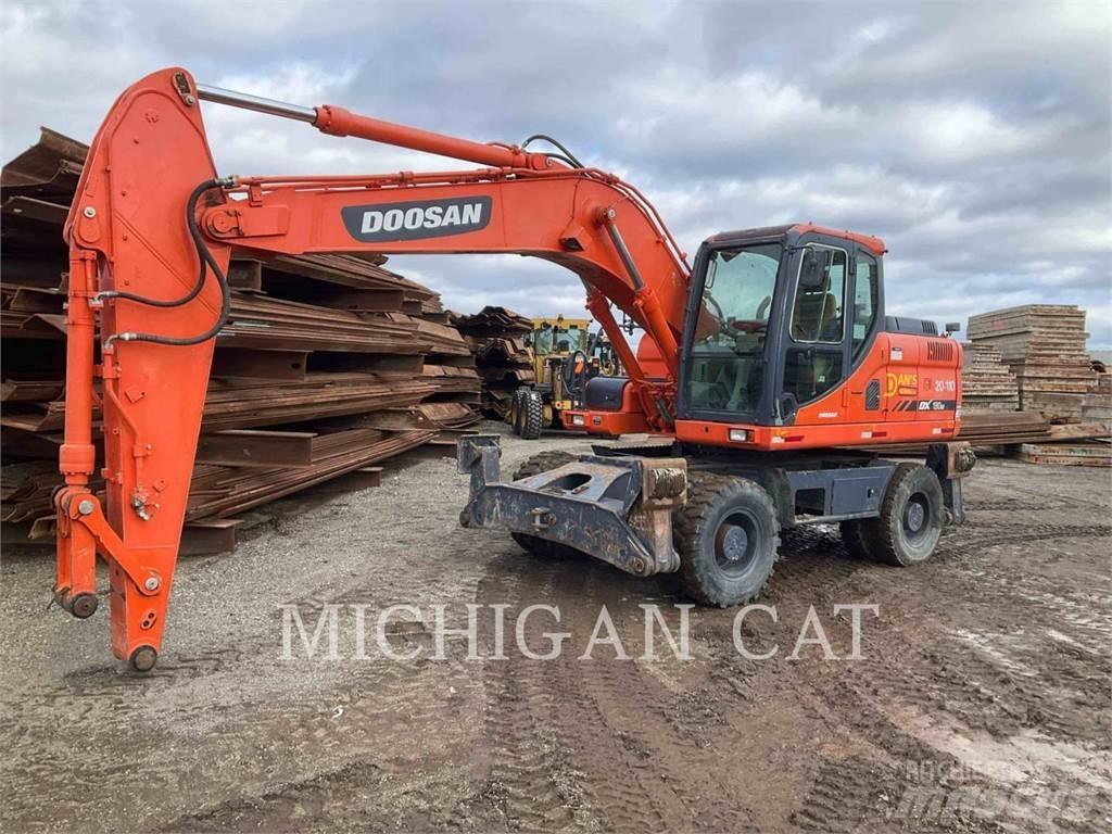 Doosan DX190W Wielgraafmachines