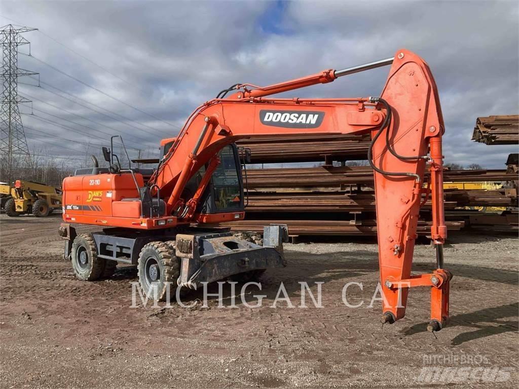 Doosan DX190W Wielgraafmachines