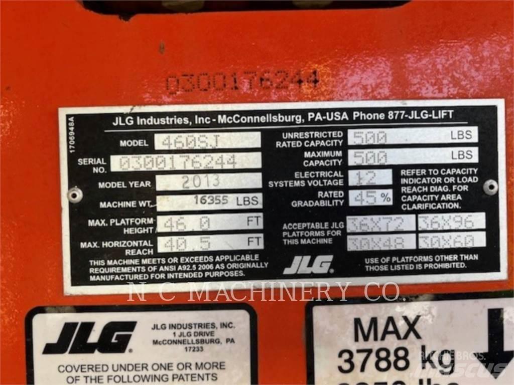 JLG 460SJ Rupsgraafmachines