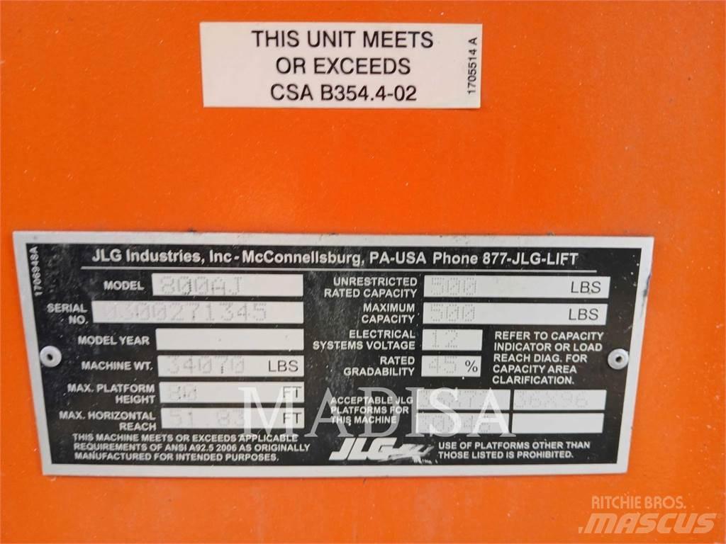 JLG 800 AJ Knikarmhoogwerkers