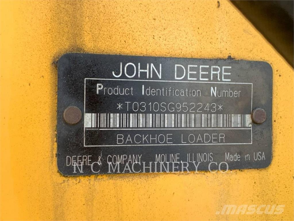 John Deere 310SG Graaf-laadcombinaties