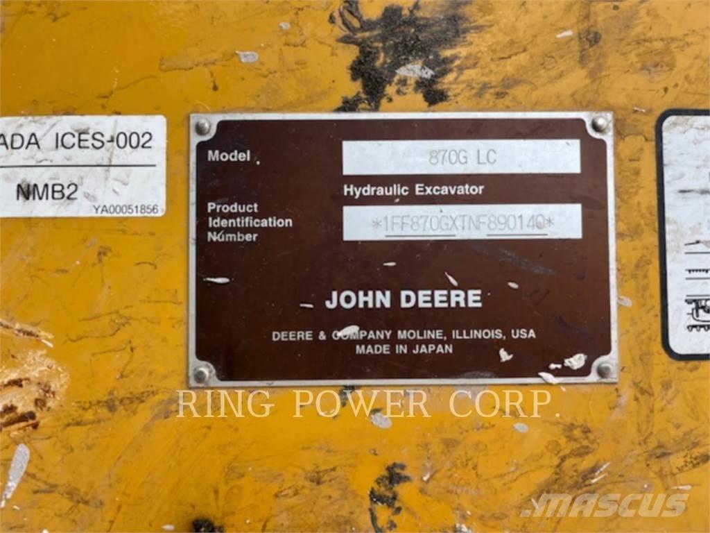 John Deere & CO. 870G Rupsgraafmachines