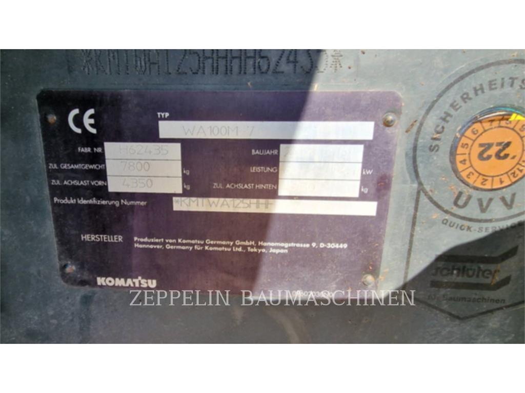 Komatsu WA100M-7 Wielladers