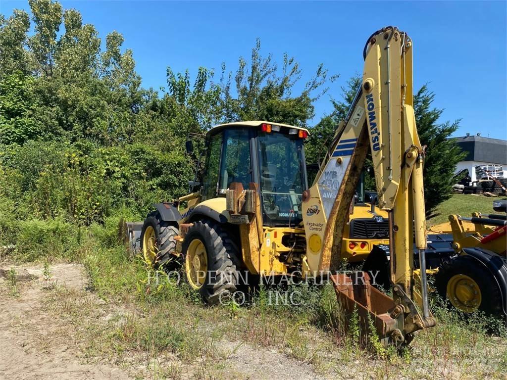 Komatsu WB150 Graaf-laadcombinaties