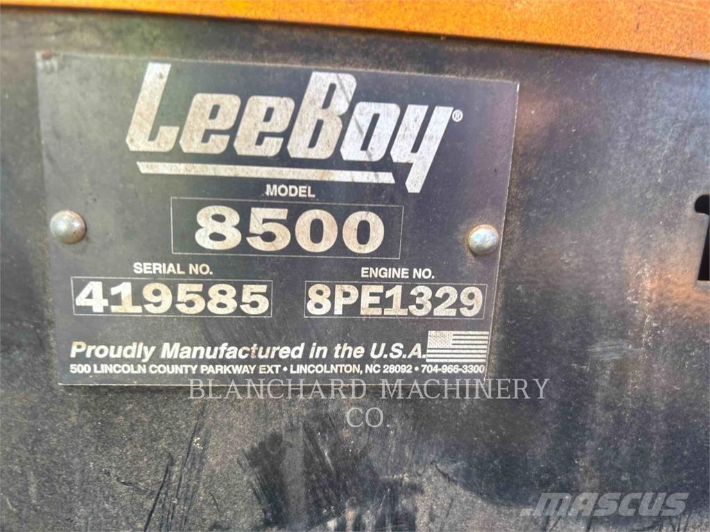 LeeBoy 8500E Asfaltafwerkmachines