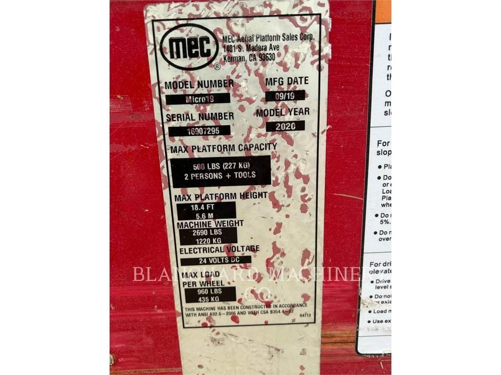 MEC MICRO 19 Schaarhoogwerkers