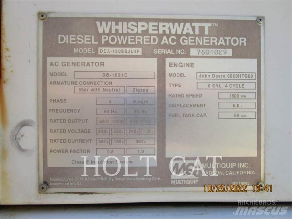 MultiQuip DCA150SSJU4F Overige generatoren