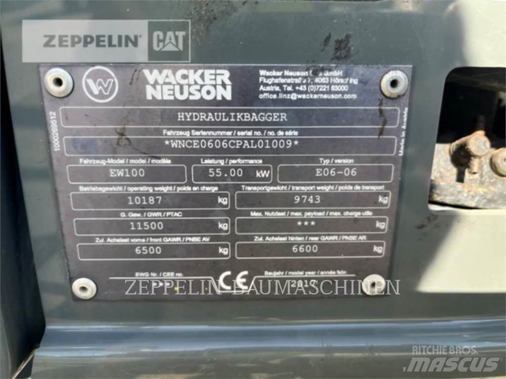 Neuson EW100 Wielgraafmachines