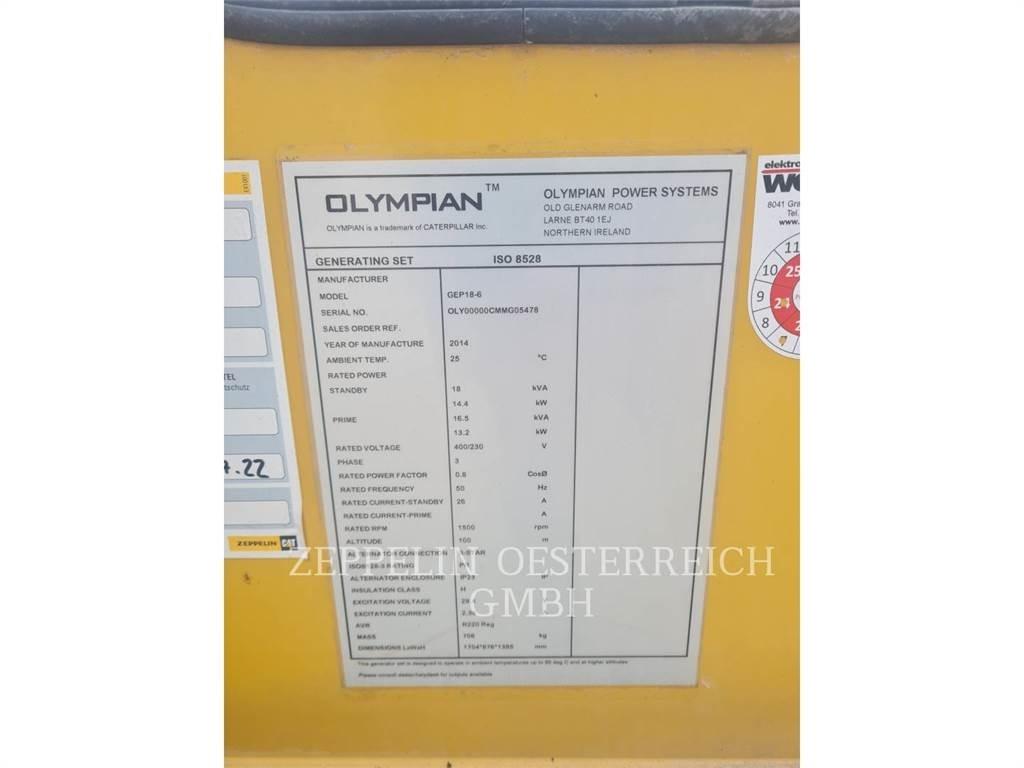 Olympian CAT GEP 18-6 Overige generatoren