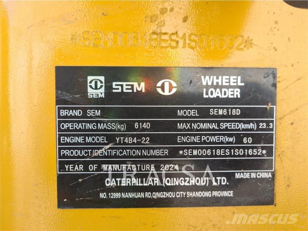 SEM MACHINERY SEM618D Wielladers