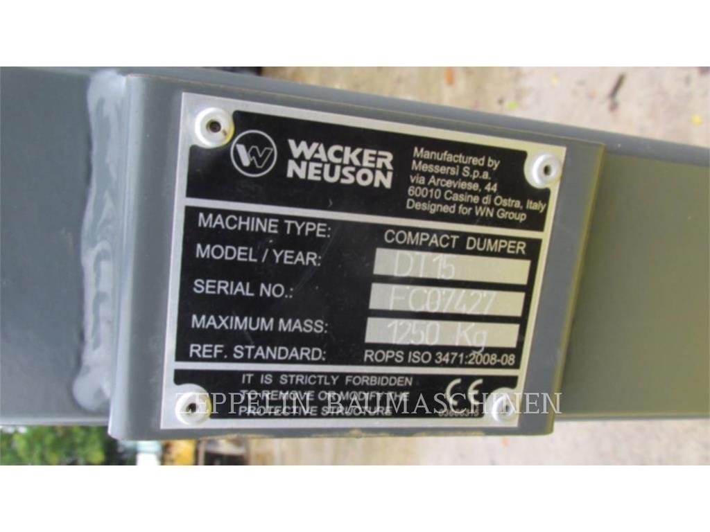 Wacker DT15 Knik dumptrucks