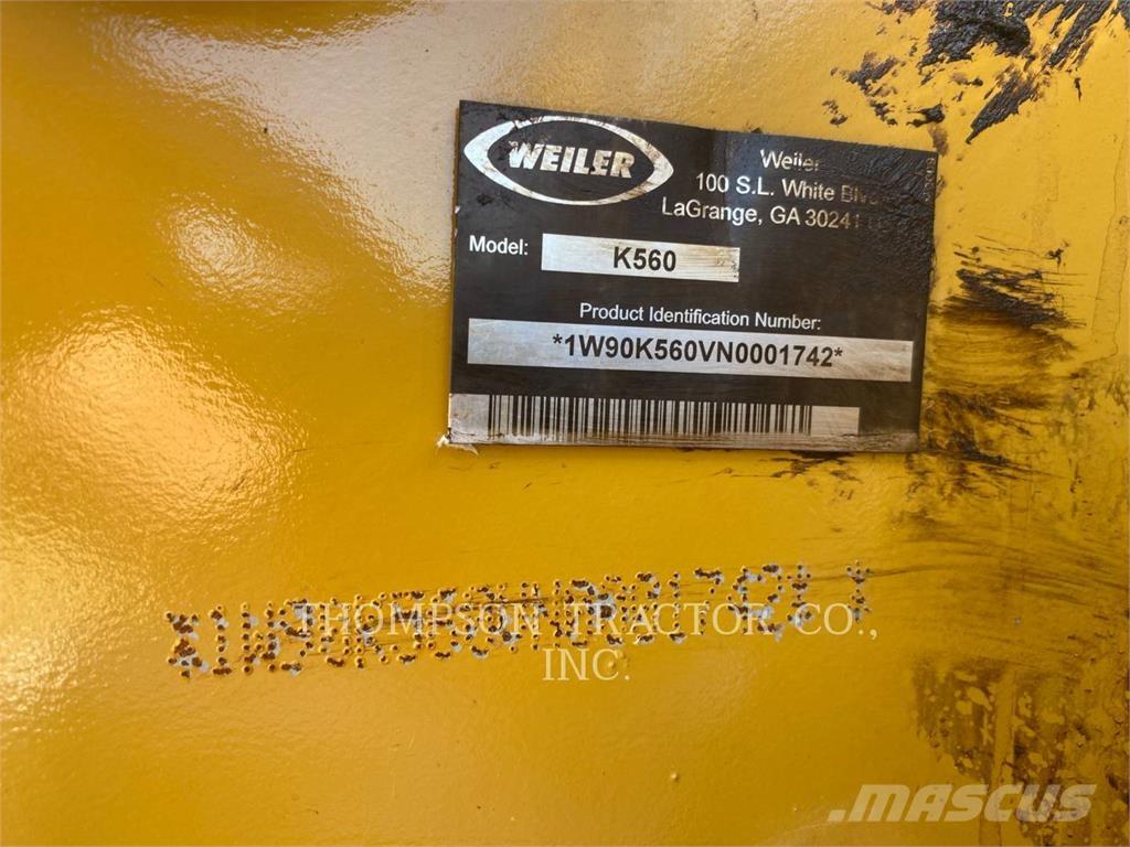 Weiler K560FV Boomstamladers