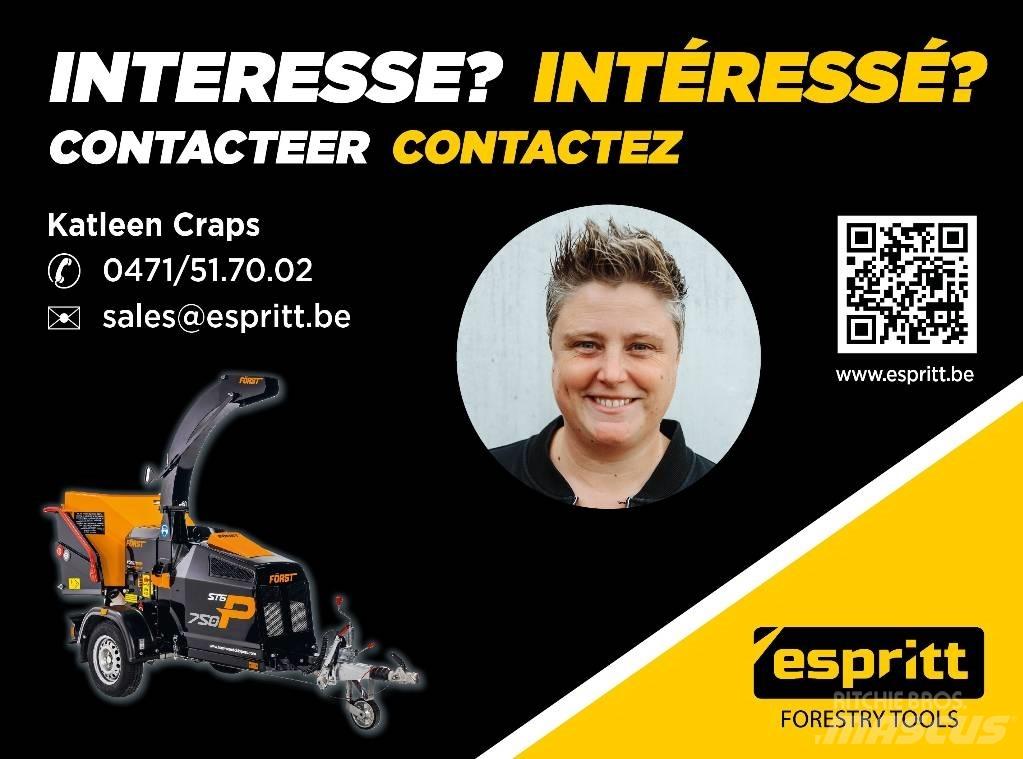 Forst TR8D (55pk) Houtversnipperaars