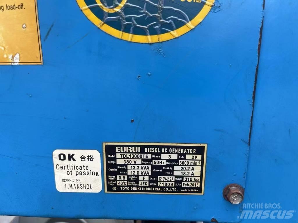 Yanmar 13.3KVA Diesel generatoren