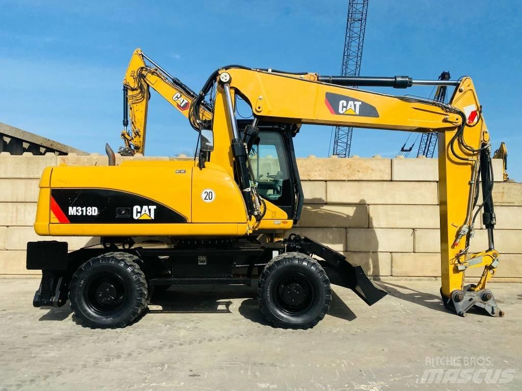 CAT M 318 D Wielgraafmachines
