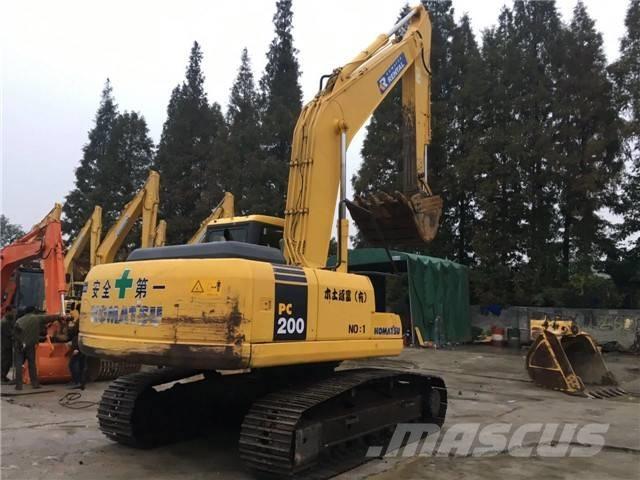 Komatsu pc200-7 Rupsgraafmachines