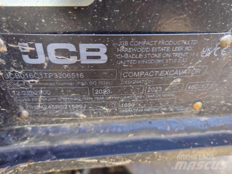 JCB 16 C-1 Minigraafmachines < 7t