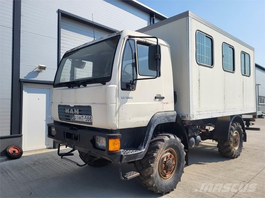 MAN 10.185LAEC 4X4 Bakwagens met gesloten opbouw