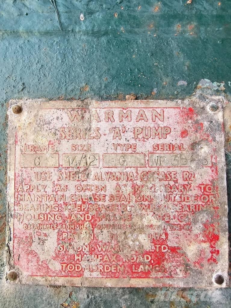 Warman pump 14/12'' Baggerschepen
