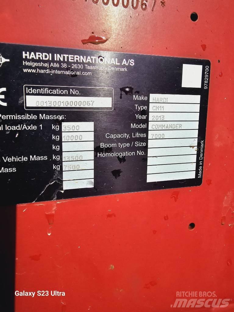 Hardi Commander 7000 Getrokken spuitmachines