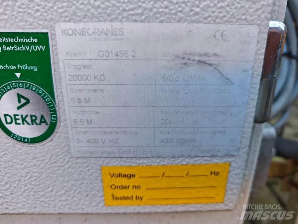 Konecranes 20 Ton Bovenloopkranen en portaalkranen