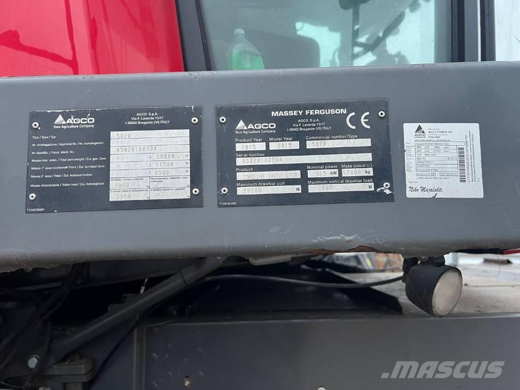 Massey Ferguson 9380 Maaidorsmachines