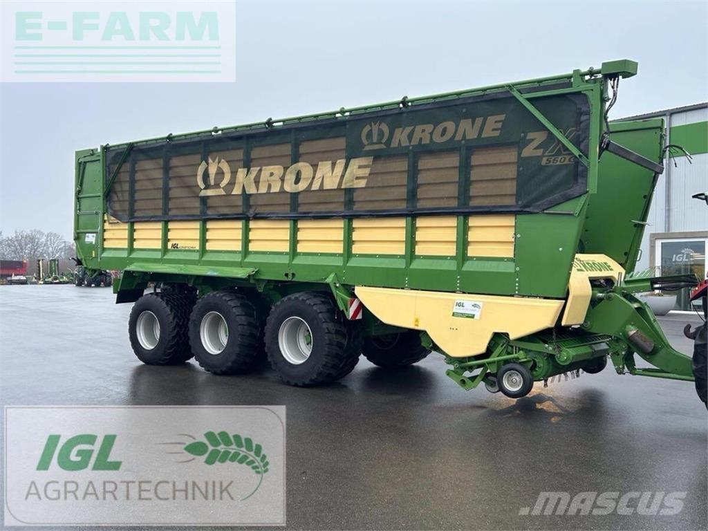 Krone zx 560 gl Graantransportwagen