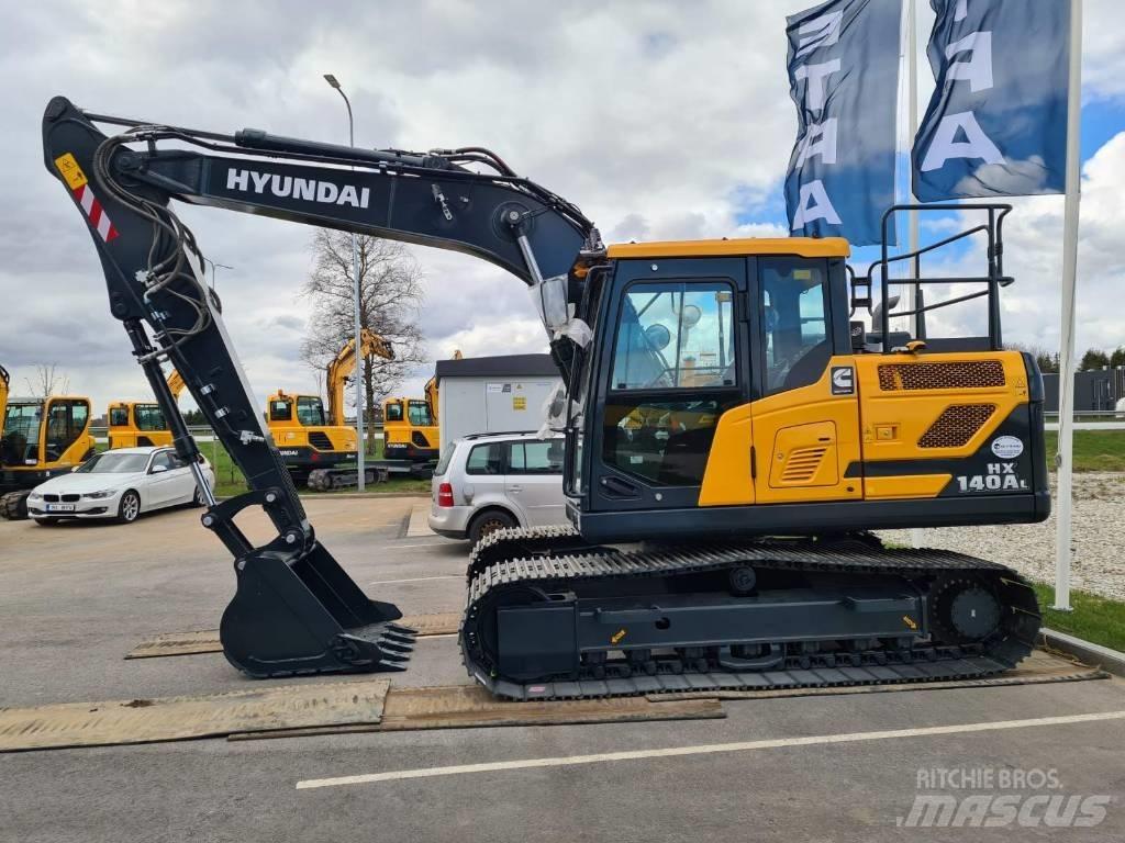 Hyundai HX140AL Rupsgraafmachines