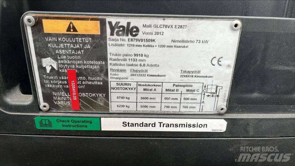 Yale GLP 70 GC LPG heftrucks