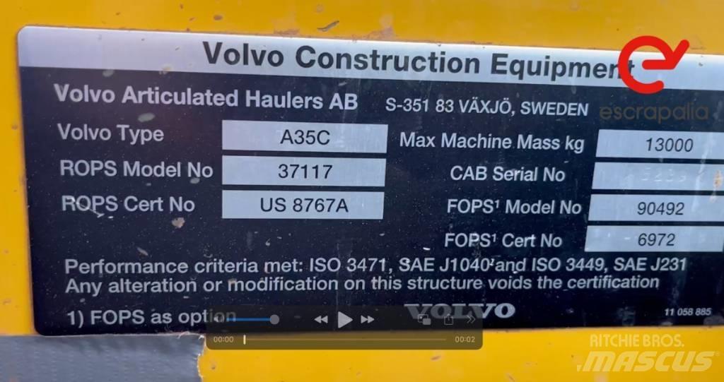 Volvo A 35 C Knik dumptrucks