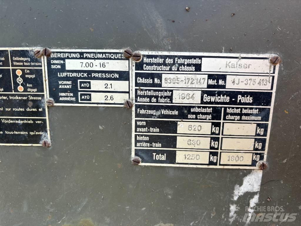 Jeep CJ 5 Kaiser Auto's