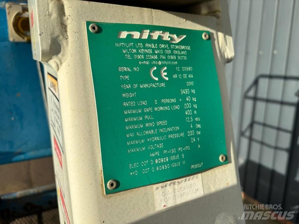 Niftylift HR 12 Knikarmhoogwerkers