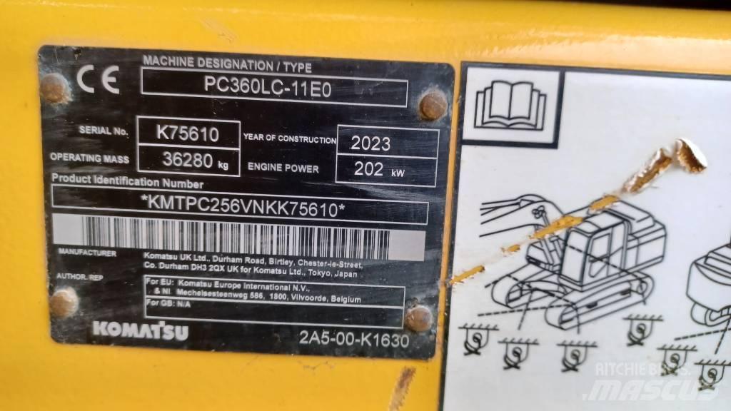 Komatsu PC360LC-11E0 Rupsgraafmachines