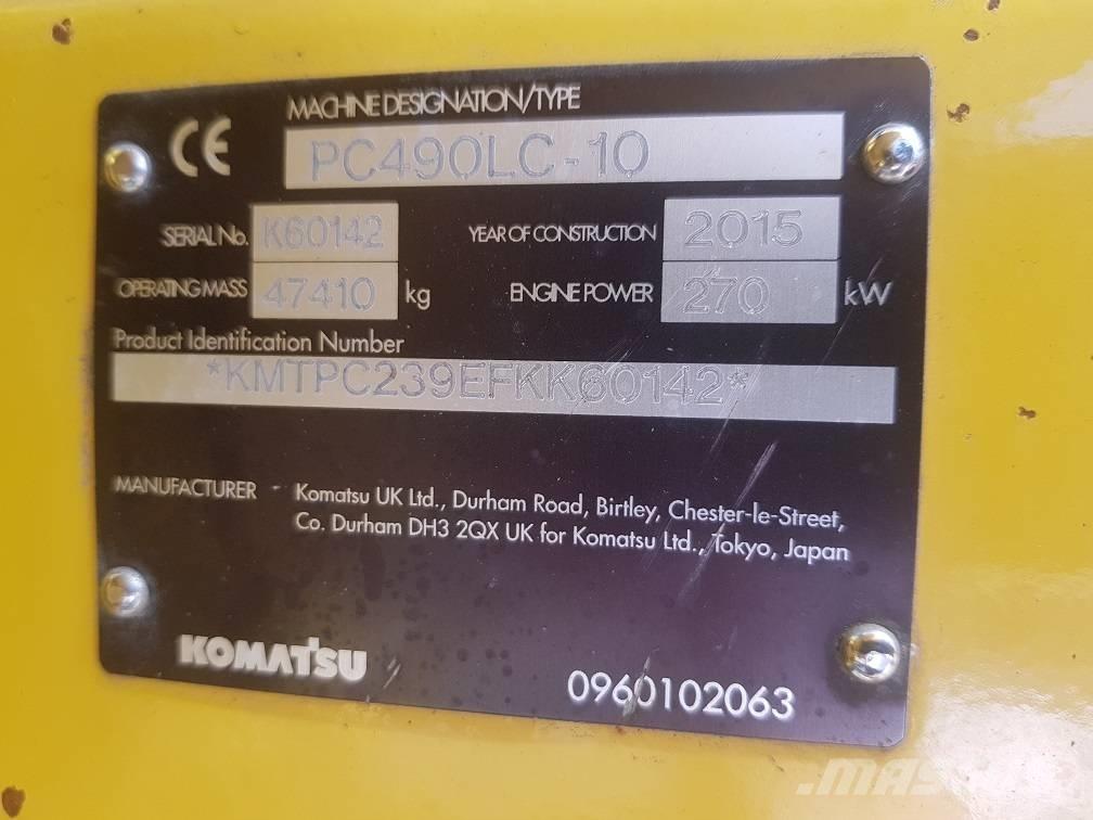 Komatsu PC 490 LC-10 Rupsgraafmachines