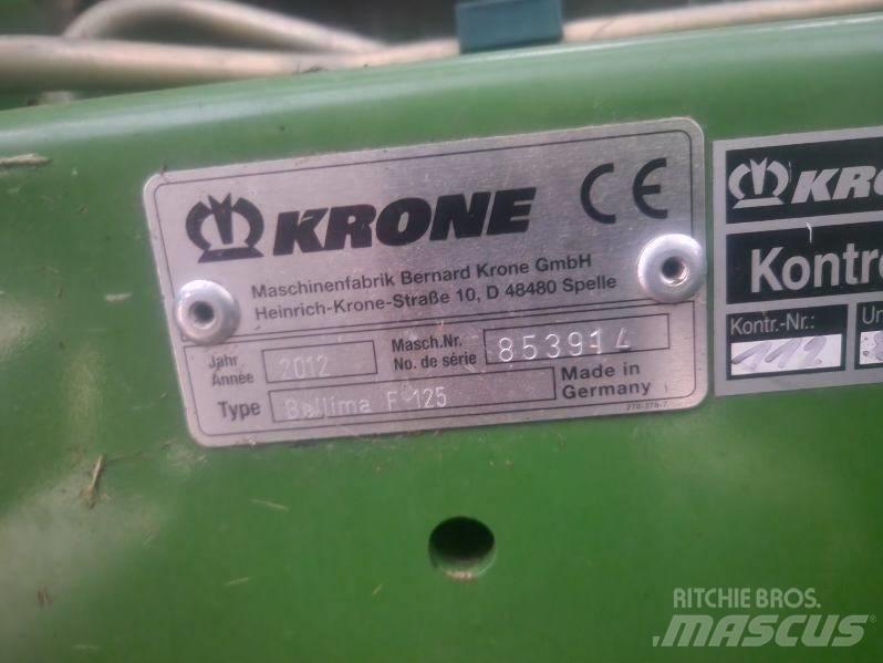 Krone Bellima F125 Ronde-balenpersen