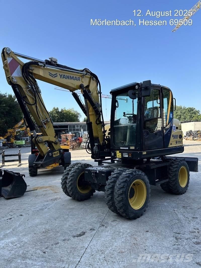 Yanmar B75W Wielgraafmachines