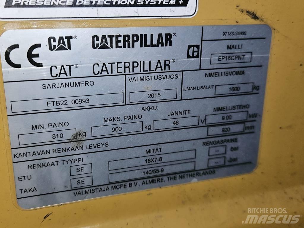 CAT EP16CPNT Elektrische heftrucks