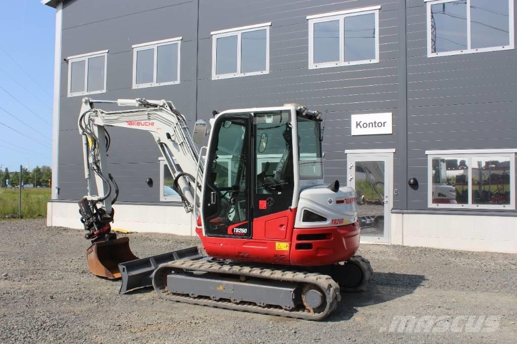 Takeuchi TB 260 Minigraafmachines < 7t