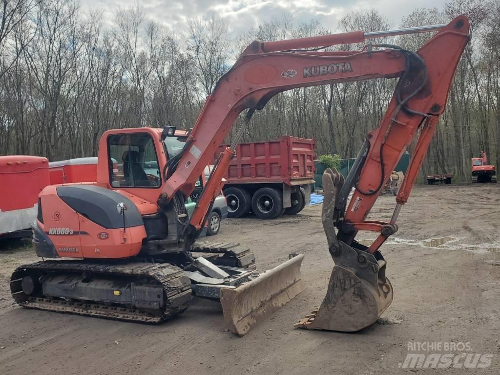 Kubota KX080-3 Rupsgraafmachines