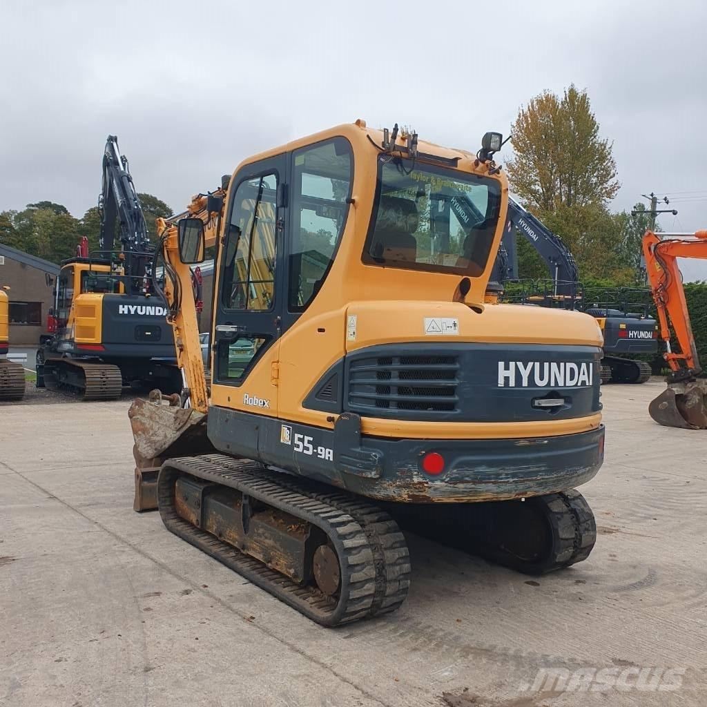 Hyundai R55 Minigraafmachines < 7t