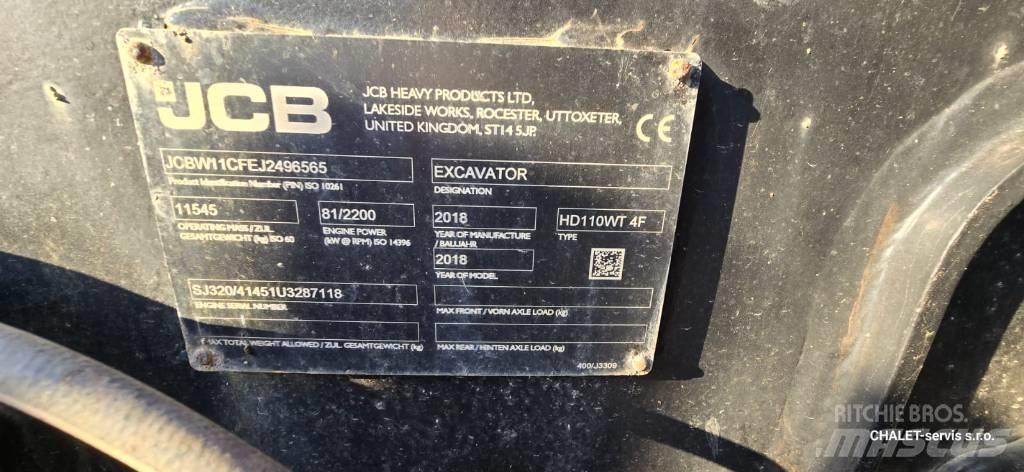 JCB 110 W Hydradig Wielgraafmachines