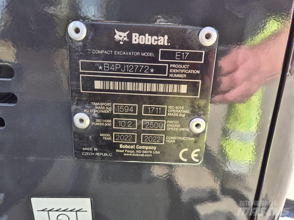 Bobcat E 17 Minigraafmachines < 7t